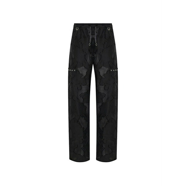 ジョン リッチモンド レディース カジュアルパンツ ボトムス Eyelet trousers Black｜asty