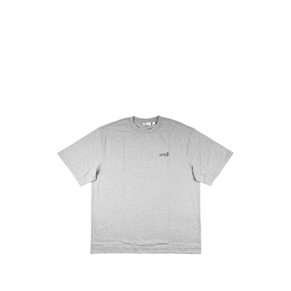 象牙色 メンズ プルオーバー トップス Arrow paint-splatter t-shirt Grey