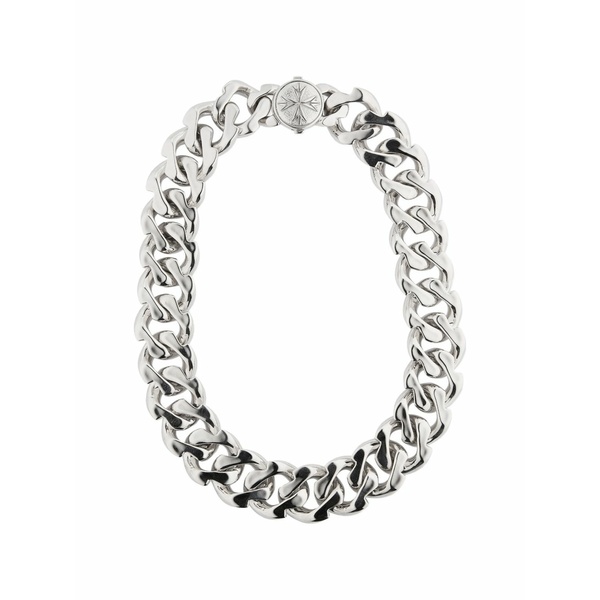 エマニュエレ ビコッキ メンズ 首飾り・チョー鉄道車両 付属物 Edge chain necklace Silver