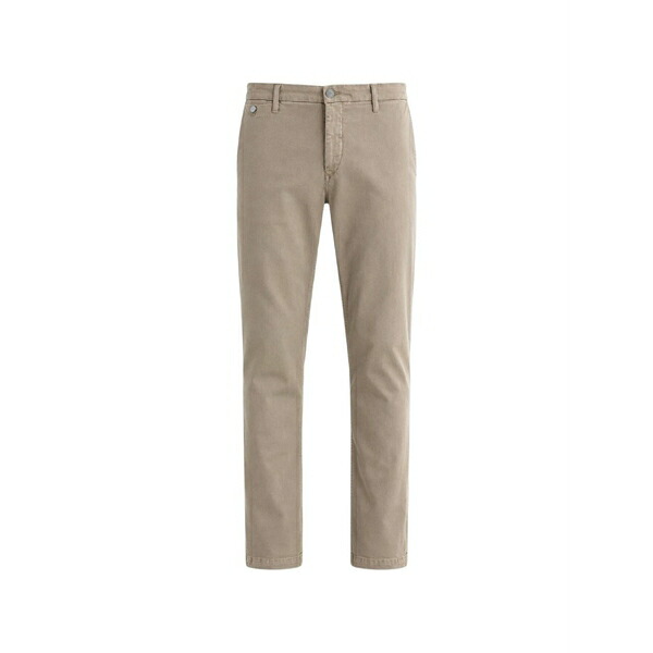 リプレー メンズ ジーンズズボン下 ボトムス Logo-plaque slim-fit jeans Neutrals