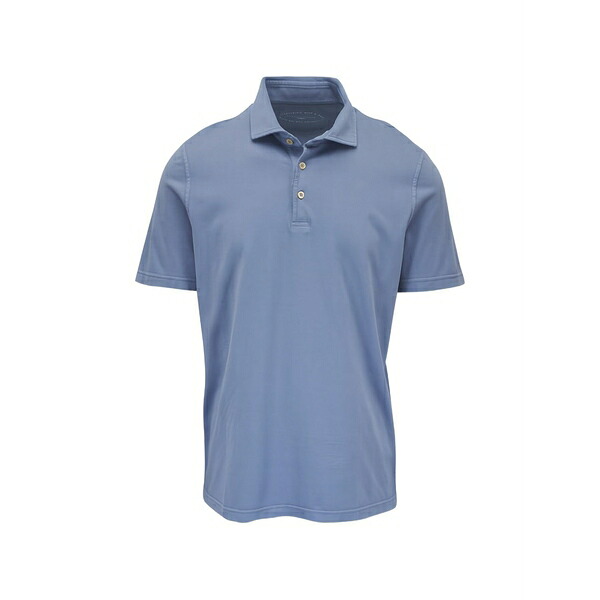 フェデーリ メンズ スポーツシャツ トップス Short-sleeve polo shirt Blue