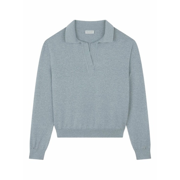 ポールアンドシャーク レディース プルオーバー トップス Wool-blend polo shirt Grey