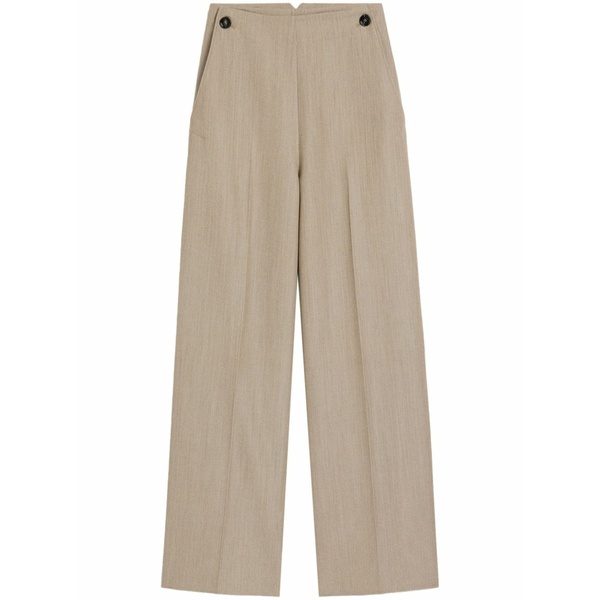 アミ レディース カジュアルパンツ ボトムス Wool trousers Neutrals｜asty