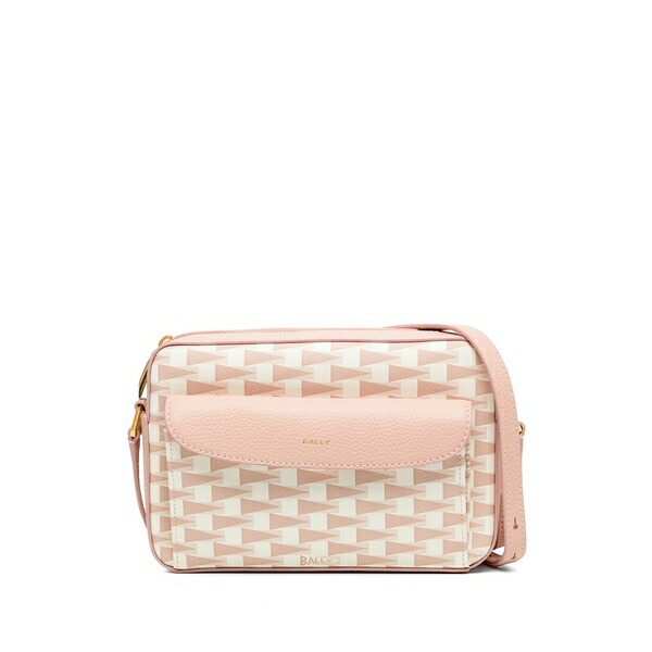 バリー レディース ショルダーバッグ 御徒面子 Daniel pennant-print crossbody bag Pink