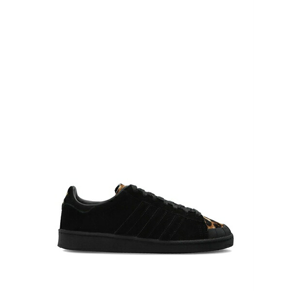 アディダス メンズ スニーカー シューズ Leopard-print sneakers Black