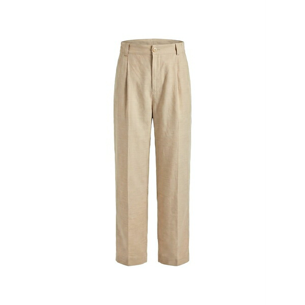 ジャクエムス メンズ 心地よいズボン下 ボトムス The croisi￡¨re pleated elasticated-waist trousers Neutrals