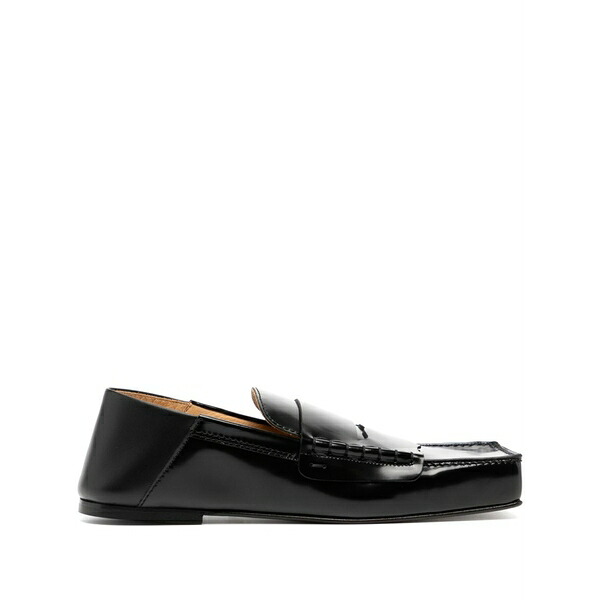 ジャクエムス レディース スリッポン・ローファー シューズ The carr&pound; loafers Black｜asty