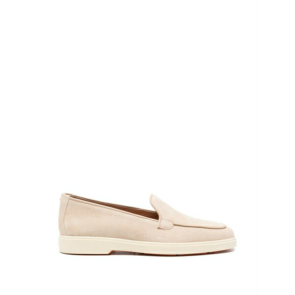 サントーニ レディース スリッポン・ローファー シューズ Debora suede-finish loafers Pink