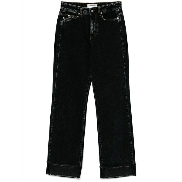 アイスバーグレタス レディース ジーンズズボン下 ボトムス Wide-leg jeans Blue