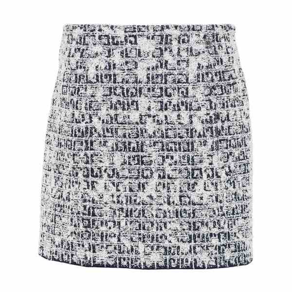 ジバンシー レディース スコート ボトムス 4g tweed skirt Blue