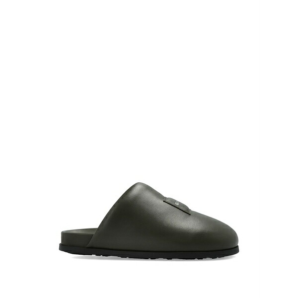 ジバンシー メンズ サンダル シューズ Puffy logo-patch mules Green