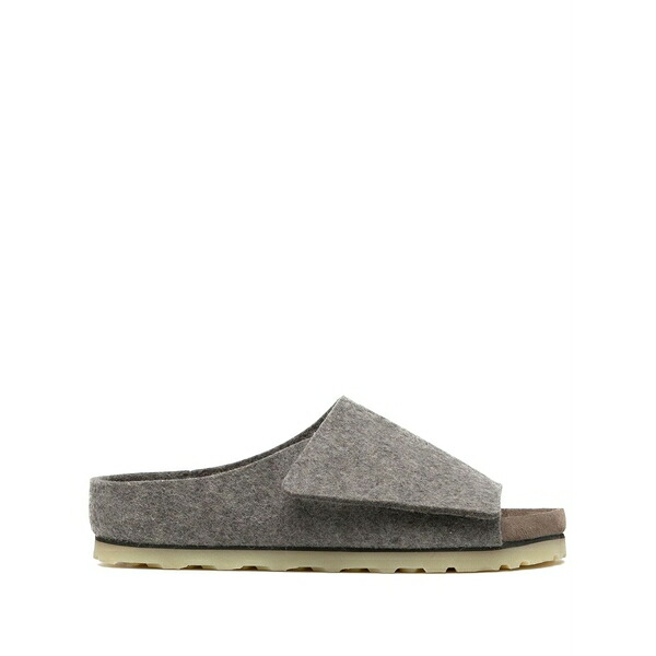 フィアオブゴッド メンズ サンダル シューズ Open-toe suede slides Grey