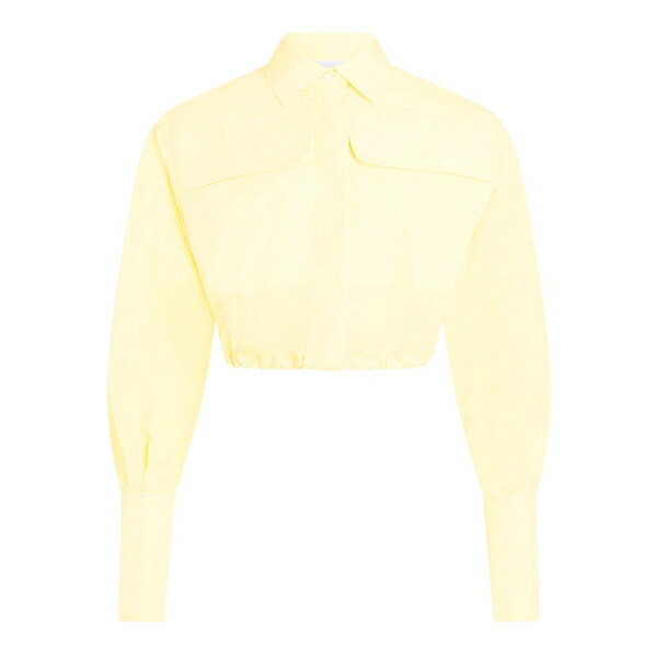ジャンパトゥ レディース シャツ トップス Safari cropped shirt Yellow|asty