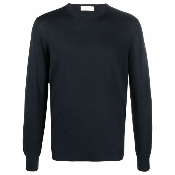 マウロ オッタヴィアーニ メンズ 編み物\u0026プルオーバー アウター Round neck jumper Blue