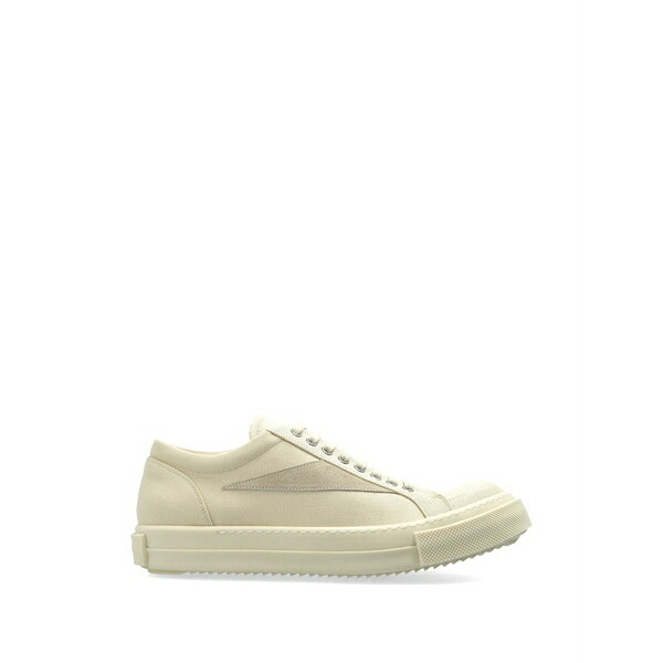 リックオウエンス メンズ スニーカー シューズ Lace-up panelled sneakers Neutrals