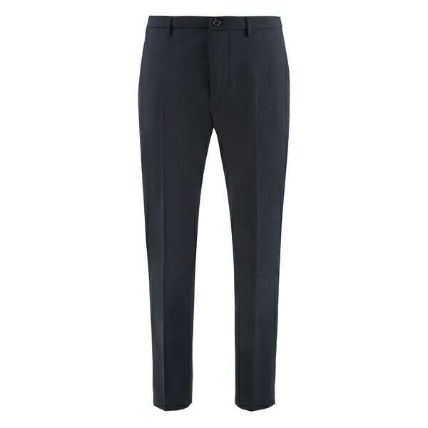 デパートメントファイブ メンズ 心地好いズボン下 ボトムス Logo-patch trousers  Blue