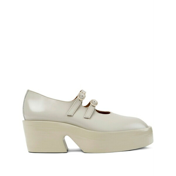 カンペール レディース パンプス シューズ Billie buckle-strap platform pumps Neutrals