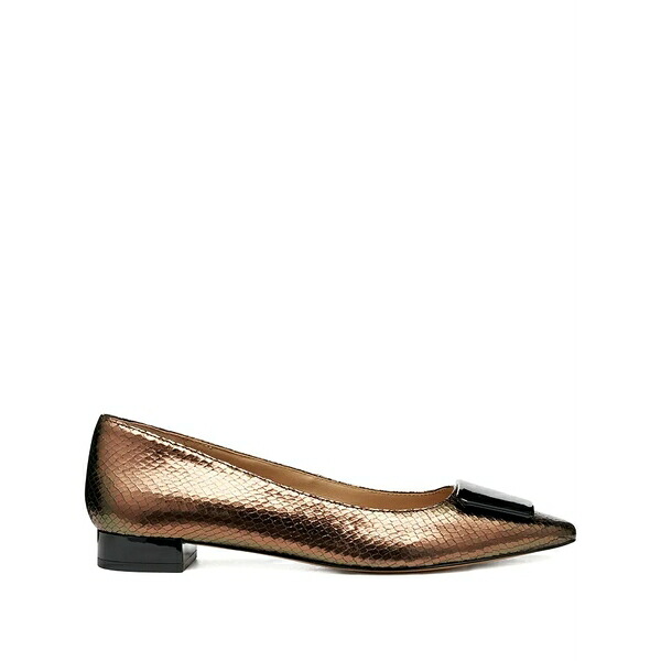 ジェオックス レディース サンダル シューズ Giselda15  buckle ballet flats Brown