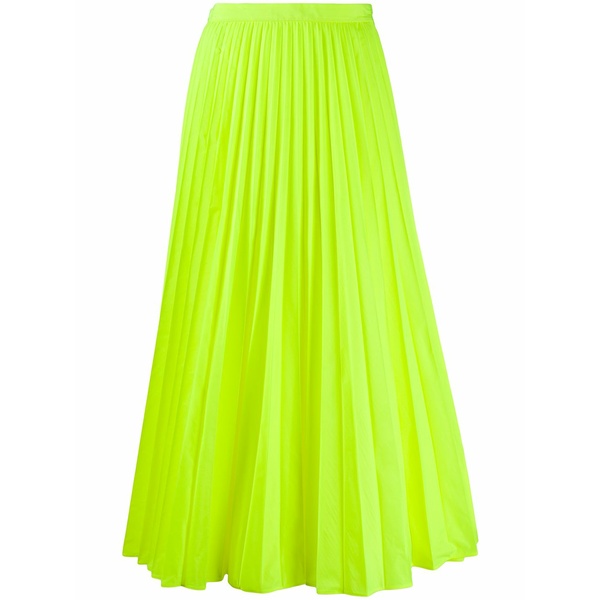 ヴァレンティノ ガラヴァーニ レディース スコート ボトムス High-waisted pleated MIDI skirt Green