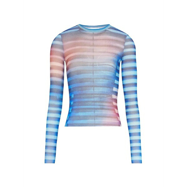 ジャン極点 ゴルチエ レディース ティーシャツ トップス Striped top Blue