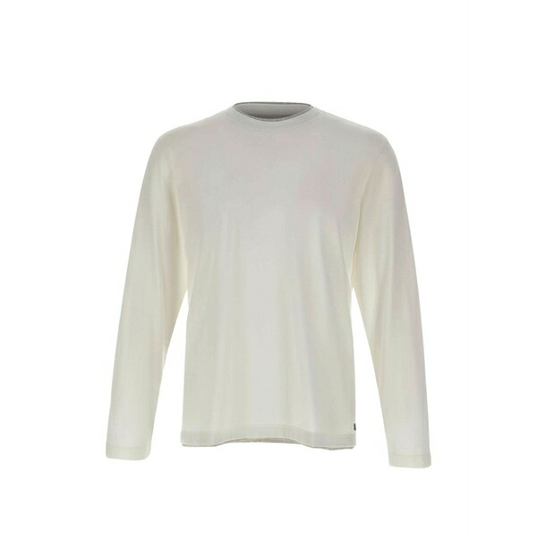 イレブンティ メンズ ニット&セーター アウター Long-sleeve crew-neck sweater Neutrals|asty