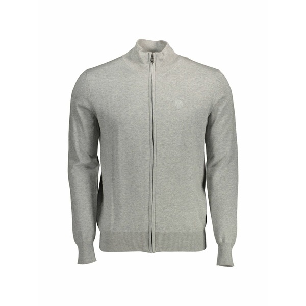 北の方大売り出し メンズ ジレー アウター Grey cotton cardigan Grey