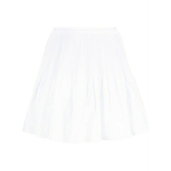 レッドヴァレンティノ レディース スコート ボトムス Pleated taffeta skirt White