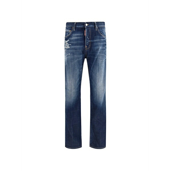 ディースクエアード メンズ ジーンズズボン下 ボトムス Distressed-detail jeans Blue