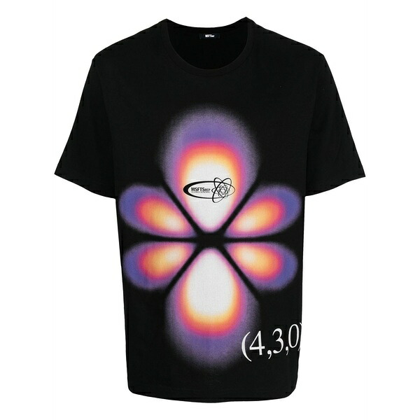 エムエスエフティーエスレップ メンズ ティーシャツ トップス Graphic-print t-shirt Black
