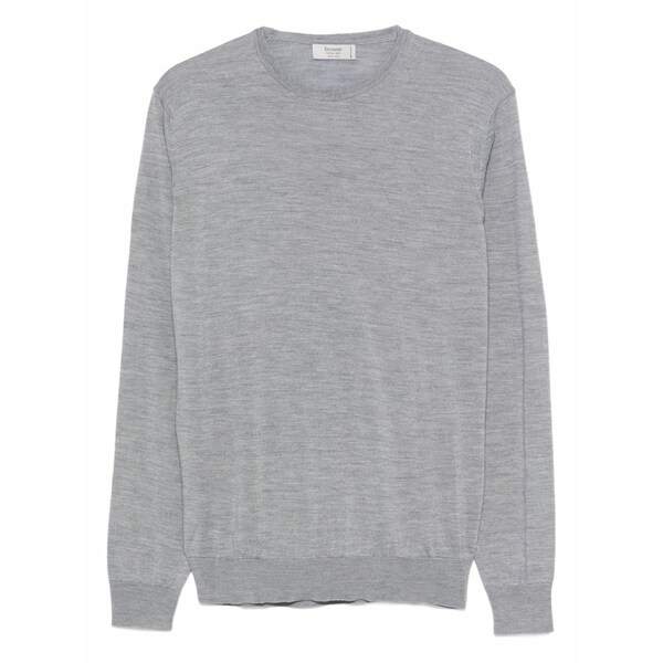 フェランテ メンズ 編み物\u0026プルオーバー アウター Crewneck sweater Grey