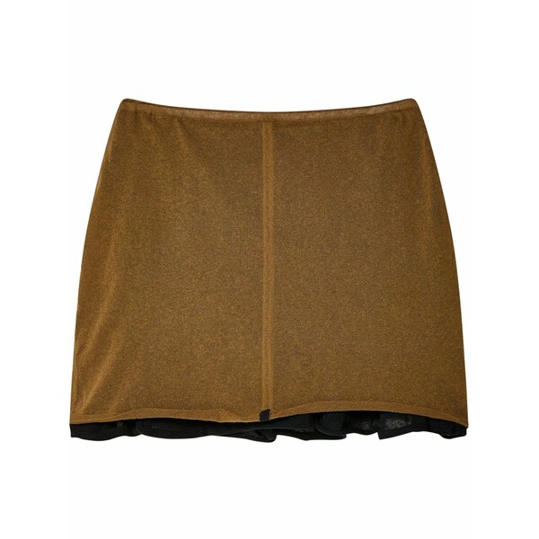 エコーズ・ラッタ レディース スコート ボトムス Veil skirt Brown