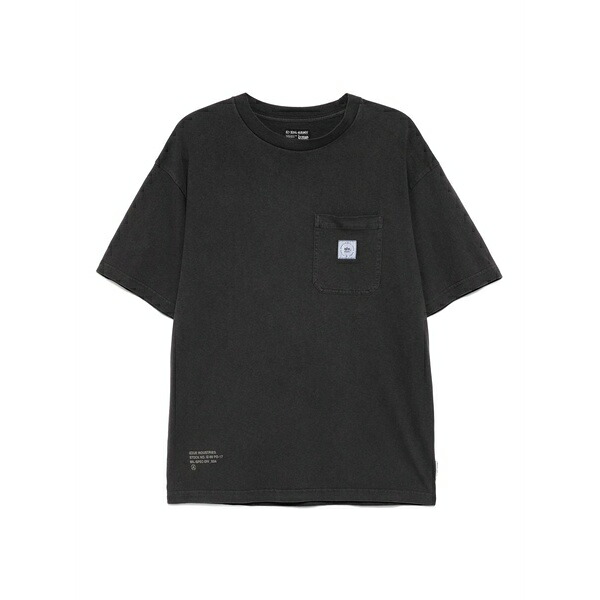 イズエ メンズ ティーシャツ トップス Logo-patch t-shirt -