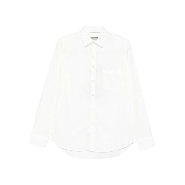 カナーリ メンズ ティーシャツ トップス Pocket cotton shirt White