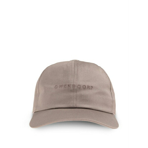リックオウエンス レディース かぶり笠 佩び物 Embroidered baseball cap Neutrals