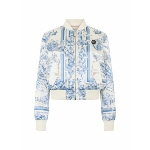フィリップ飾り気の無い レディース 上衣＆上衣 アウター Bomber jacket White