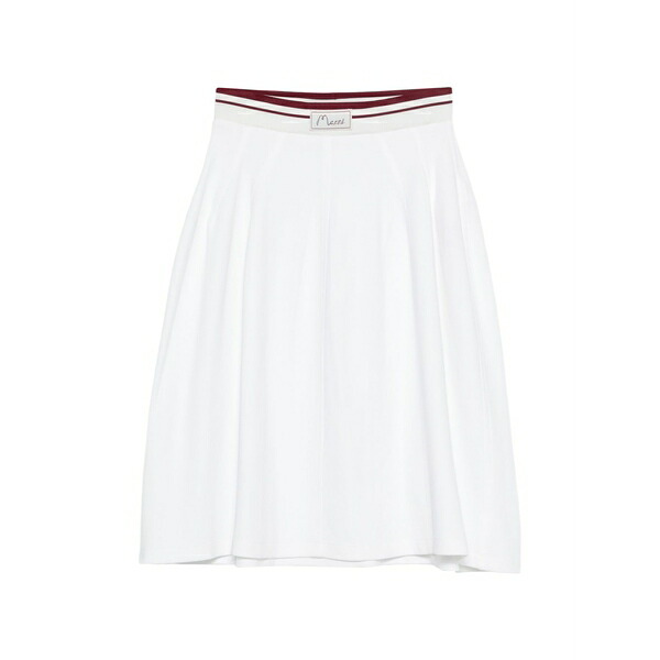 マルニ レディース スコート ボトムス Logo waistband skirt White