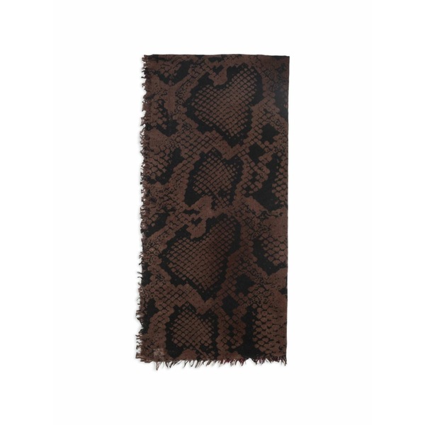ファリエロ サルティ レディース 消音装置・袈裟・えり巻き 佩び物 Fringed scarf Black
