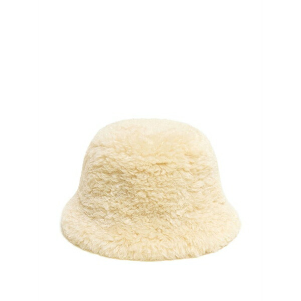 アッパリス レディース かぶり笠 佩び物 Amara bouclette bucket hat Neutrals