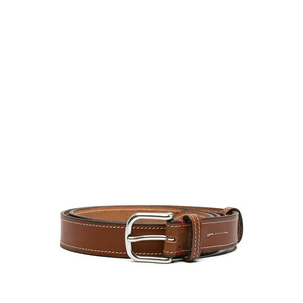 イレブンティ メンズ 三尺帯 付属物 Leather belt Brown