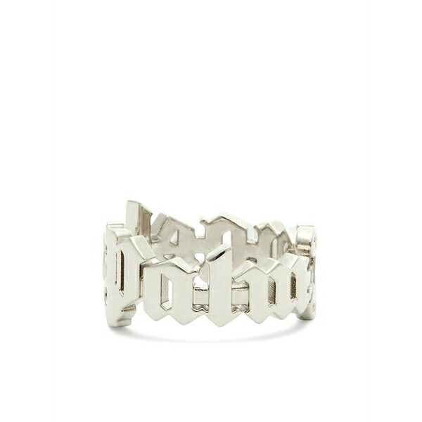 パーム・エンジェルス メンズ 輪っか 付属物 Logo rounded ring Silver