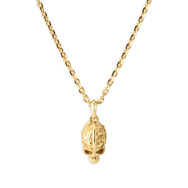 エマニュエレ ビコッキ メンズ ネックレス・チョーカー アクセサリー Skull necklace Gold｜asty