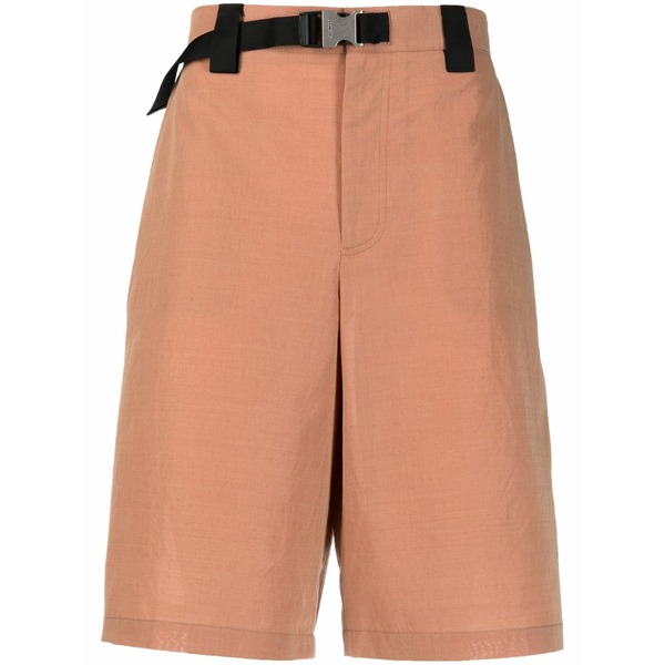 ジャクエムス メンズ カジュアルパンツ ボトムス Le short meio belted shorts Brown｜asty