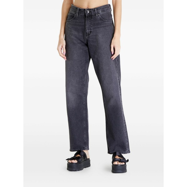 ロバート・エドワード・リー レディース 心地よいズボン下 ボトムス Rider straight-leg jeans Grey
