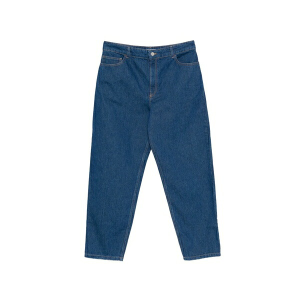 住み家 稲荷 メンズ ジーンズズボン下 ボトムス Button-fastening jeans Blue