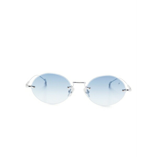 アイぺタイザー メンズ サングラス・アイウェア アクセサリー Met round-frame sunglasses Silver｜asty