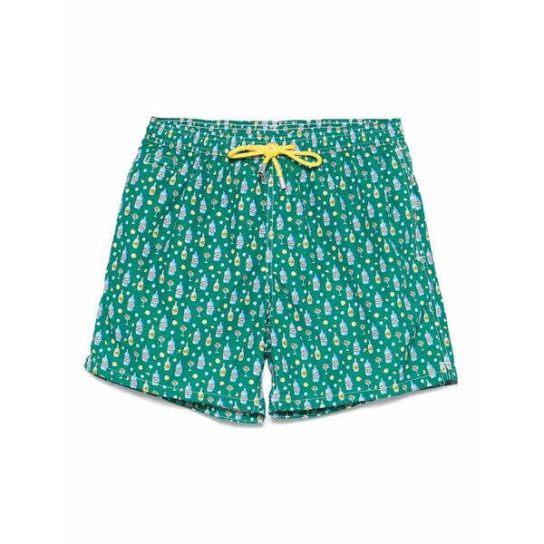 エムシーツーセイントバース メンズ 心地よいズボン下 ボトムス Lighting swim shorts Green