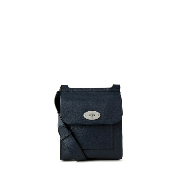 マル木の実 メンズ ショルダーバッグ 御徒面子 Small antony leather shoulder bag Blue