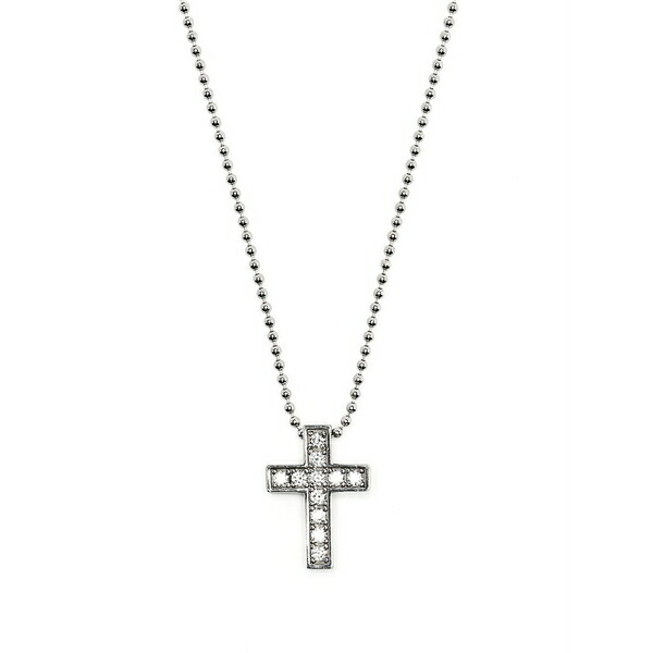 ディースクエアード メンズ 頸飾り・チョー鉄道車両 添え物 Cross necklace Silver