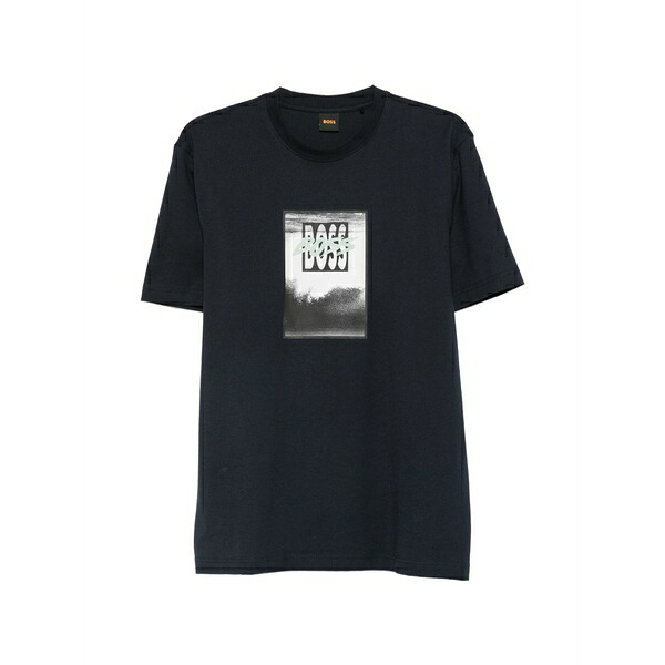 主任者 メンズ ティーシャツ トップス Logo-print t-shirt Blue