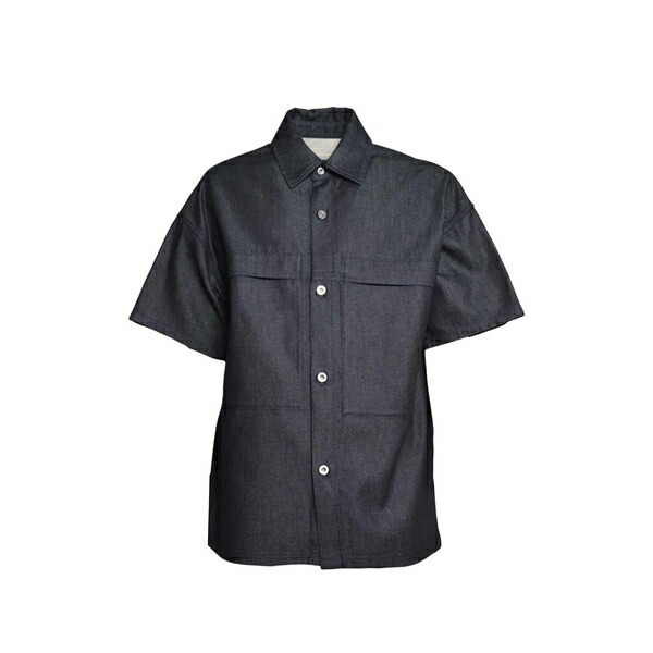 ジル・サンダー メンズ プルオーバー トップス Short-sleeve pocket shirt Blue